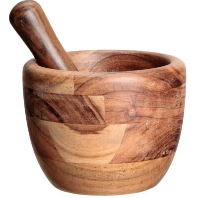 Wooden Mortar Pestle